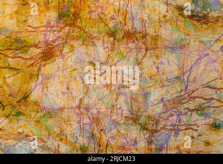 Lackierte Textur aus altem Papier. Hochauflösender abstrakter Farbhintergrund. Stockfoto