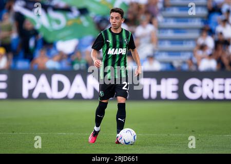 Maxime Lopez von US Sassuolo in Aktion während des Serie-A-Fußballspiels zwischen US Sassuolo und Atalanta BC. Stockfoto