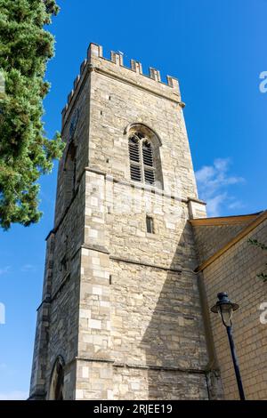 Pfarrkirche Saint Mary und Saint Giles, Church Street, Stony Stratford, Buckinghamshire, England, Vereinigtes Königreich Stockfoto