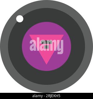 Symbol „Magic Ball Vector“ Stock Vektor