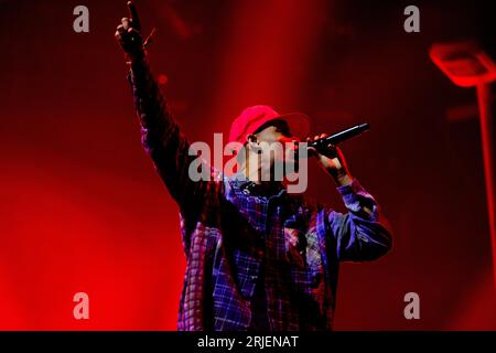 Ungarn 11. August 2023 Loyle Carner live beim Sziget Festival in Budapest © Andrea Ripamonti / Alamy Stockfoto