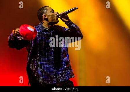 Ungarn 11. August 2023 Loyle Carner live beim Sziget Festival in Budapest © Andrea Ripamonti / Alamy Stockfoto