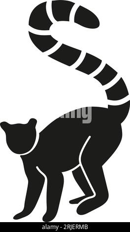 Lemur-Symbol Stock Vektor