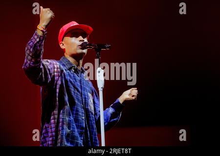 Ungarn 11. August 2023 Loyle Carner live beim Sziget Festival in Budapest © Andrea Ripamonti / Alamy Stockfoto