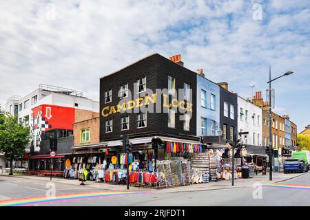 Camden Town mit seinen berühmten Märkten, Restaurants und alternativer Kultur Stockfoto