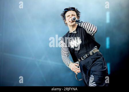 Ungarn 11. August 2023 Yungblud live beim Sziget Festival in Budapest © Andrea Ripamonti / Alamy Stockfoto