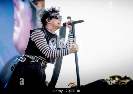 Ungarn 11. August 2023 Yungblud live beim Sziget Festival in Budapest © Andrea Ripamonti / Alamy Stockfoto