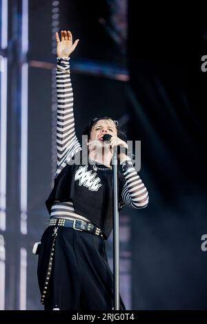 Ungarn 11. August 2023 Yungblud live beim Sziget Festival in Budapest © Andrea Ripamonti / Alamy Stockfoto