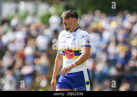 Leeds, England - 20. August 2023 Matty Ashton of Warrington Wolves. Rugby League Betfred Super League, Leeds Rhinos vs Warrington Wolves im Headingley Stadium, Leeds, UK Stockfoto