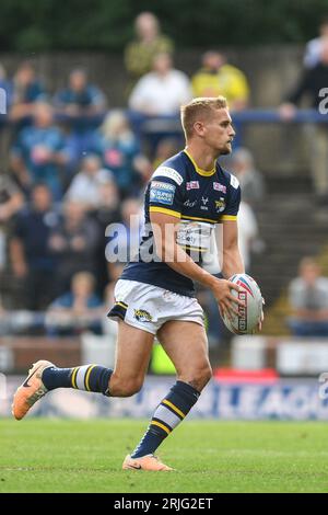 Leeds, England - 20. August 2023 Luke Hooley (21) von Leeds Rhinos in Aktion. Rugby League Betfred Super League, Leeds Rhinos vs Warrington Wolves im Headingley Stadium, Leeds, UK Stockfoto