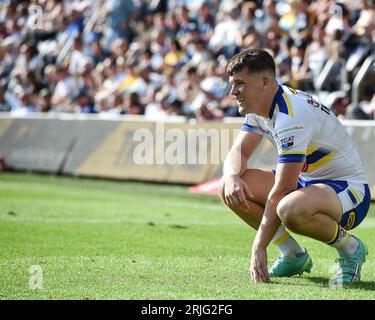 Leeds, England - 20. August 2023 Josh Thewlis of Warrington Wolves. Rugby League Betfred Super League, Leeds Rhinos vs Warrington Wolves im Headingley Stadium, Leeds, UK Stockfoto