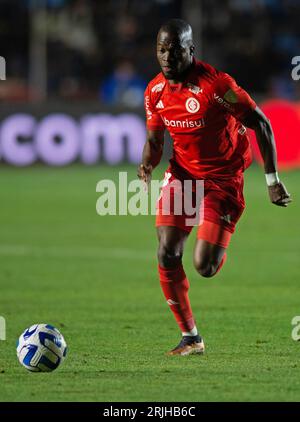 La Paz, Bolivien. August 2023. Enner Valencia von Internacional, während des Spiels zwischen Bolivar (BOL) und Internacional für die 1. Etappe des Viertelfinals der Copa CONMEBOL Libertadores 2023, im Hernando Siles Stadium, in La Paz, Bolivien am 22. August. Foto: Max Peixoto/DiaEsportivo/Alamy Live News Credit: DiaEsportivo/Alamy Live News Stockfoto