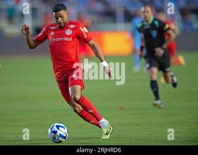 22. August 2023: Stadion Hernando Siles, La Paz, Bolivien; Copa Libertadores Fußball-Viertelfinale, Bol&#xed;var versus Internacional; Wanderson of Internacional Stockfoto