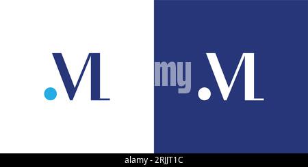 Modernes und einzigartiges M-Logo-Design Stock Vektor