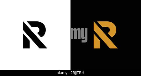 Modernes und cooles AR-Logo Stock Vektor