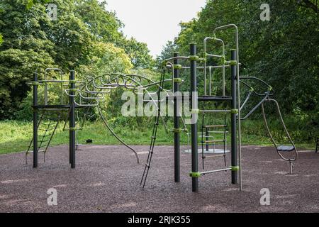 Bowring Park Knowsley. Neuer Kinderspielplatz Stockfoto