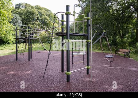 Bowring Park Knowsley. Neuer Kinderspielplatz Stockfoto