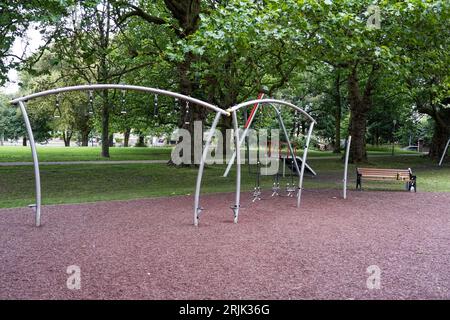 Bowring Park Knowsley. Neuer Kinderspielplatz Stockfoto