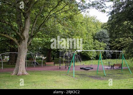 Bowring Park Knowsley. Neuer Kinderspielplatz Stockfoto