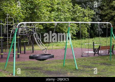 Bowring Park Knowsley. Neuer Kinderspielplatz Stockfoto