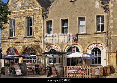 The Valkyrie, Live-Musik-Veranstaltungsort und Bar auf dem Marktplatz im Evesham Worcestershire England Stockfoto