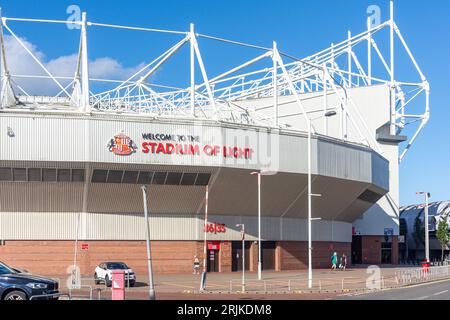 Das Stadion des Lichts, Vaux Brauerei, Schafställe, Verschleiß, Tyne und Sunderland, England, Vereinigtes Königreich Stockfoto