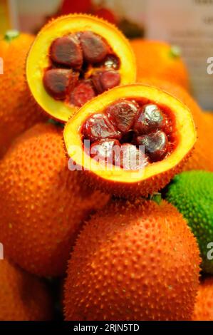 GAC-Frucht (Momordica cochinchinchinensis) Stockfoto