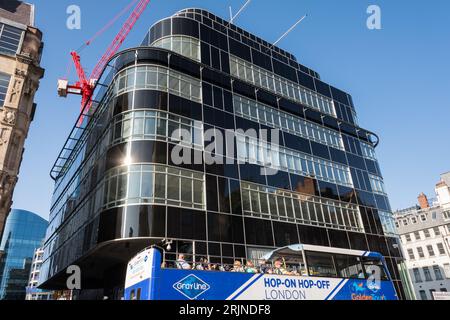 Das Art déco-Gebäude des ehemaligen Daily Express an der Fleet Street, London, England, Großbritannien Stockfoto