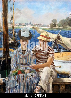 Edouard Manet, Argenteuil, impressionistische Malerei, 1874 Stockfoto