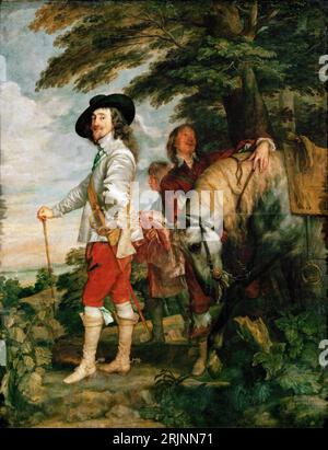 Anthony van Dyck, Karl I. (1600-1649), König von England, Jagd, Porträtmalerei, 1625-1650 Stockfoto