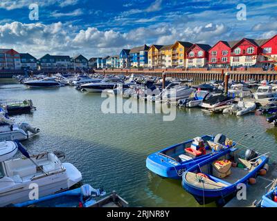 Exmouth Marina in Devon, Großbritannien Stockfoto