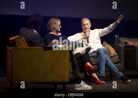 BARNEVELD - Gert Verhulst während der Pressekonferenz über 40-45 de Musical, eine Produktion, die sich auf den Zweiten Weltkrieg in den Niederlanden konzentriert. ANP RAMON VAN FLYMEN niederlande raus - belgien raus Stockfoto