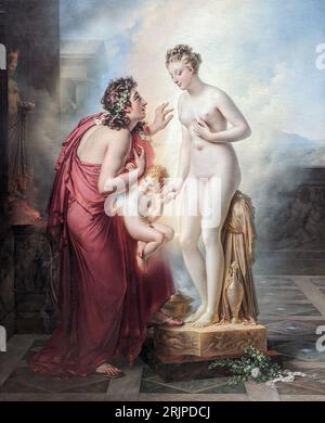 Anne-Louis Girodet - Pygmalion & Galatée 1819 von Anne-Louis Girodet de Roussy-Trioson Stockfoto