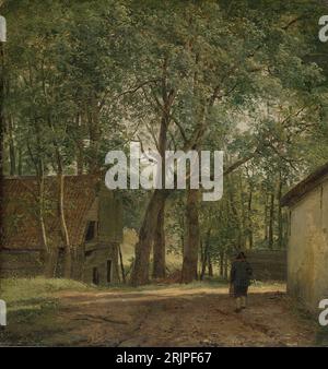 Bauernhof von ca. 1820 bis ca. 1830 von Andreas Schelfhout Stockfoto