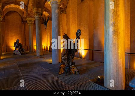 Gulhane-Zisterne im Gulhane Park Istanbul. Neu renovierte Zisterne. Istanbul Turkiye - 3.30.2023 Stockfoto