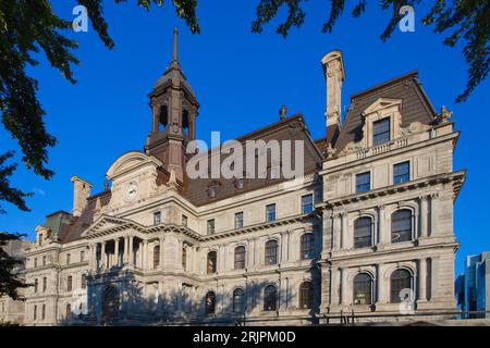 Kanada, Quebec, Montreal, Rathaus, Hotel de Ville, Stockfoto