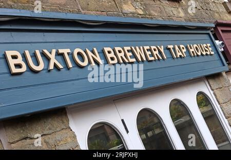 Old Court House, Buxton Brewery Tap House & Cellar The, George St, Buxton, High Peak, Derbyshire, ENGLAND, UK, SK17 6AY Stockfoto