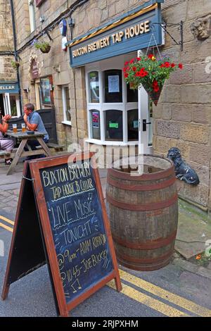 Old Court House, Buxton Brewery Tap House & Cellar The, George St, Buxton, High Peak, Derbyshire, ENGLAND, UK, SK17 6AY Stockfoto