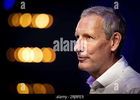BARNEVELD - Gert Verhulst während der Pressekonferenz über 40-45 de Musical, eine Produktion, die sich auf den Zweiten Weltkrieg in den Niederlanden konzentriert. ANP RAMON VAN FLYMEN niederlande raus - belgien raus Stockfoto
