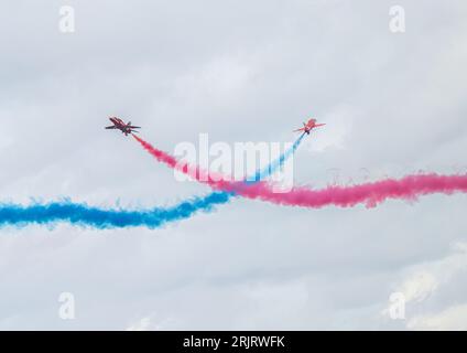 Die Roten Pfeile In Blackpool Stockfoto