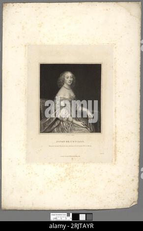 Ninon de l’Enclos 1825 von Edward Scriven Stockfoto