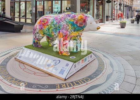 Leeds Bear Hunt , Wild In Art & Leeds Hospital Charity Stockfoto