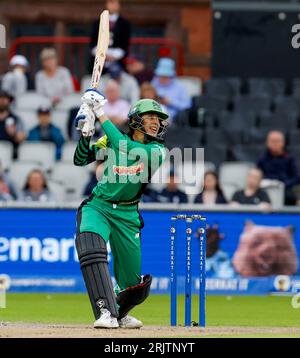 Manchester, Großbritannien. 23. August 2023; Old Trafford Cricket Ground, Manchester, England; The Hundred Womens Cricket, Manchester Originals versus Southern Brave; Maia Bouchier of Southern Brave Credit: Action Plus Sports Images/Alamy Live News Stockfoto