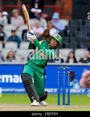 Manchester, Großbritannien. 23. August 2023; Old Trafford Cricket Ground, Manchester, England; The Hundred Womens Cricket, Manchester Originals versus Southern Brave; Maia Bouchier of Southern Brave Credit: Action Plus Sports Images/Alamy Live News Stockfoto