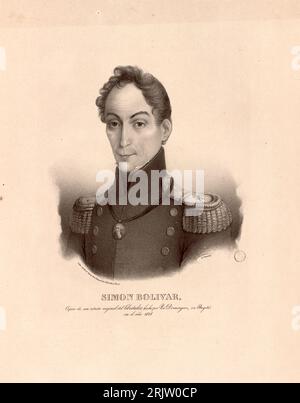 Simon Bolivar (1783-1830) Stockfoto