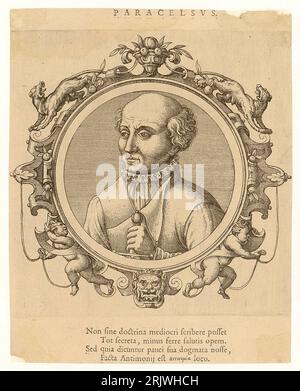 Philippus Aureolus Theophrastus Bombastus von Hohenheim genannt Paracelsus (1493-1541) Stockfoto