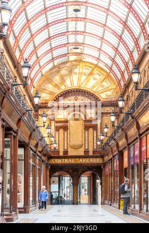 Edwardian Central Arcade, Grainger Street, Newcastle upon Tyne, Tyne and Wear, England, Vereinigtes Königreich Stockfoto