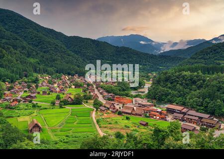 Ogimachi, Japan in Shirakawa-go Stockfoto