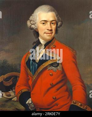 Karl Ludwig Friedrich (1741–1816), Herzog von Mecklenburg-Strelitz, später Großherzog Carl II. Von Mecklenburg-Strelitz um 1770 von Johann Georg Ziesenis Stockfoto