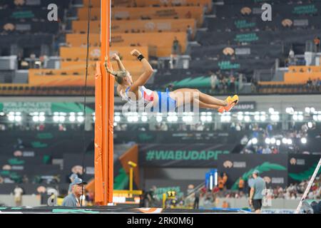 Budapest, Hungary. 23rd Aug, 2023. Amalie Svabikova (Czechia) during the pole vault final during the world athletics championships 2023 at the National Athletics Centre, in Budapest, Hungary. (Sven Beyrich/SPP) Credit: SPP Sport Press Photo. /Alamy Live News Credit: SPP Sport Press Photo. /Alamy Live News Stock Photo